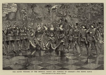 The Silver Wedding of the Imperial Prince and Princess of Germany, the Minne Dance